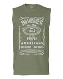 Second 2nd Amendment American Patriot Militia Guns Rights men Muscle Tank Top sleeveless t shirt