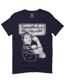 VICES AND VIRTUESS Nevertheless She Persisted Funny Political Congress Protest For men T Shirt