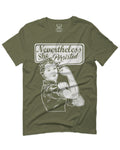 VICES AND VIRTUESS Nevertheless She Persisted Funny Political Congress Protest For men T Shirt