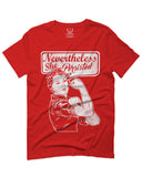 VICES AND VIRTUESS Nevertheless She Persisted Funny Political Congress Protest For men T Shirt