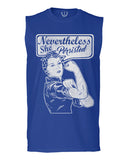 VICES AND VIRTUESS Nevertheless She Persisted Funny Political Congress Protest men Muscle Tank Top sleeveless t shirt
