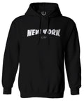 Cool Skateboarding New York City Fonts Good Vibe Graphic Sweatshirt Hoodie