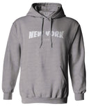 Cool Skateboarding New York City Fonts Good Vibe Graphic Sweatshirt Hoodie