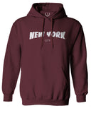 Cool Skateboarding New York City Fonts Good Vibe Graphic Sweatshirt Hoodie