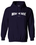 Cool Skateboarding New York City Fonts Good Vibe Graphic Sweatshirt Hoodie