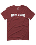 Cool Skateboarding New York City Fonts Good Vibe Graphic For men T Shirt