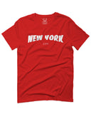 Cool Skateboarding New York City Fonts Good Vibe Graphic For men T Shirt
