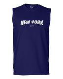 Cool Skateboarding New York City Fonts Good Vibe Graphic men Muscle Tank Top sleeveless t shirt