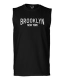 Vintage New York Brooklyn NYC Cool Hipster Street wear men Muscle Tank Top sleeveless t shirt