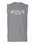 Vintage New York Brooklyn NYC Cool Hipster Street wear men Muscle Tank Top sleeveless t shirt