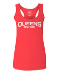 Vintage New York Queens NYC Cool Hipster Street wear  women's Tank Top sleeveless Racerback