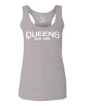 Vintage New York Queens NYC Cool Hipster Street wear  women's Tank Top sleeveless Racerback