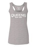 Vintage New York Queens NYC Cool Hipster Street wear  women's Tank Top sleeveless Racerback