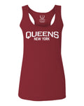 Vintage New York Queens NYC Cool Hipster Street wear  women's Tank Top sleeveless Racerback