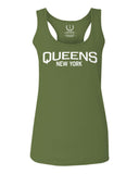 Vintage New York Queens NYC Cool Hipster Street wear  women's Tank Top sleeveless Racerback