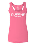 Vintage New York Queens NYC Cool Hipster Street wear  women's Tank Top sleeveless Racerback