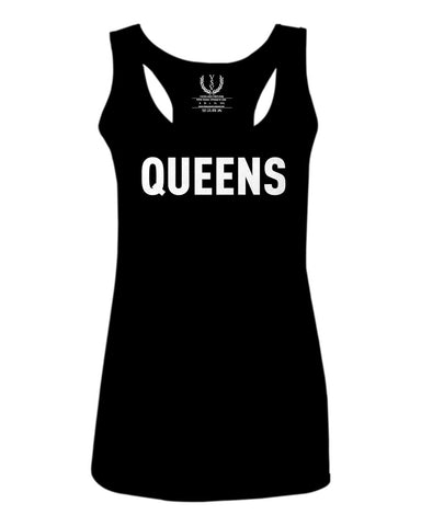 New York Queens NYC Cool City Hipster Lennon Street wear  women's Tank Top sleeveless Racerback