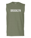 White Fonts New York Brooklyn NYC Cool Lennon Hipster Street men Muscle Tank Top sleeveless t shirt