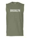 White Fonts New York Brooklyn NYC Cool Lennon Hipster Street men Muscle Tank Top sleeveless t shirt