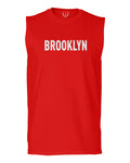 White Fonts New York Brooklyn NYC Cool Lennon Hipster Street men Muscle Tank Top sleeveless t shirt