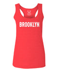 White Fonts New York Brooklyn NYC Cool Lennon Hipster Street  women's Tank Top sleeveless Racerback