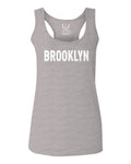 White Fonts New York Brooklyn NYC Cool Lennon Hipster Street  women's Tank Top sleeveless Racerback
