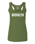 White Fonts New York Brooklyn NYC Cool Lennon Hipster Street  women's Tank Top sleeveless Racerback