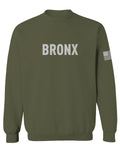 White Fonts New York Bronx NYC America Hipster Street men's Crewneck Sweatshirt