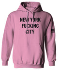 Black Fonts New York Fucking City NYC American Flag America Cool Street Sweatshirt Hoodie