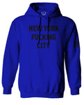 Black Fonts New York Fucking City NYC American Flag America Cool Street Sweatshirt Hoodie