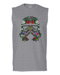 Cool Graphic Floral Tropical Flowers Stormtrooper Street wear men Muscle Tank Top sleeveless t shirt