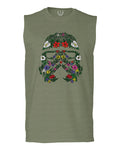 Cool Graphic Floral Tropical Flowers Stormtrooper Street wear men Muscle Tank Top sleeveless t shirt