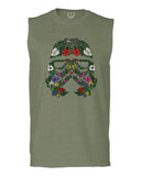 Cool Graphic Floral Tropical Flowers Stormtrooper Street wear men Muscle Tank Top sleeveless t shirt