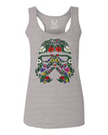 Cool Graphic Floral Tropical Flowers Stormtrooper Street wear  women's Tank Top sleeveless Racerback