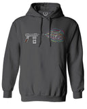 Cool Graphic Good Vibes Cassette Gun Music Love Sweatshirt Hoodie