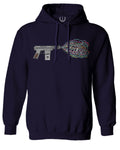 Cool Graphic Good Vibes Cassette Gun Music Love Sweatshirt Hoodie