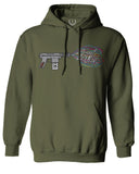Cool Graphic Good Vibes Cassette Gun Music Love Sweatshirt Hoodie