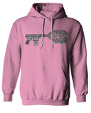 Cool Graphic Good Vibes Cassette Gun Music Love Sweatshirt Hoodie