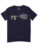 Cool Graphic Good Vibes Cassette Gun Music Love For men T Shirt