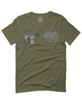 Cool Graphic Good Vibes Cassette Gun Music Love For men T Shirt