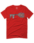 Cool Graphic Good Vibes Cassette Gun Music Love For men T Shirt