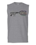 Cool Graphic Good Vibes Cassette Gun Music Love men Muscle Tank Top sleeveless t shirt