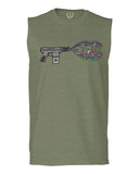 Cool Graphic Good Vibes Cassette Gun Music Love men Muscle Tank Top sleeveless t shirt