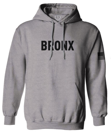 Black Fonts New York Bronx NYC Cool City Street wear Sweatshirt Hoodie