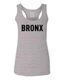 Black Fonts New York Bronx NYC Cool City Street wear  women's Tank Top sleeveless Racerback
