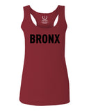 Black Fonts New York Bronx NYC Cool City Street wear  women's Tank Top sleeveless Racerback