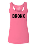 Black Fonts New York Bronx NYC Cool City Street wear  women's Tank Top sleeveless Racerback