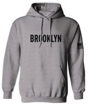 Black Fonts New York Brooklyn NYC Cool City American Sweatshirt Hoodie