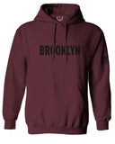Black Fonts New York Brooklyn NYC Cool City American Sweatshirt Hoodie
