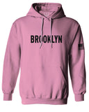 Black Fonts New York Brooklyn NYC Cool City American Sweatshirt Hoodie